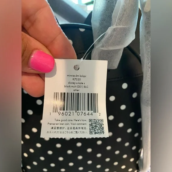 Kate Spade New York Disney Minnie Mouse Backpack NEW WITH TAGS - Picture 7 of 8